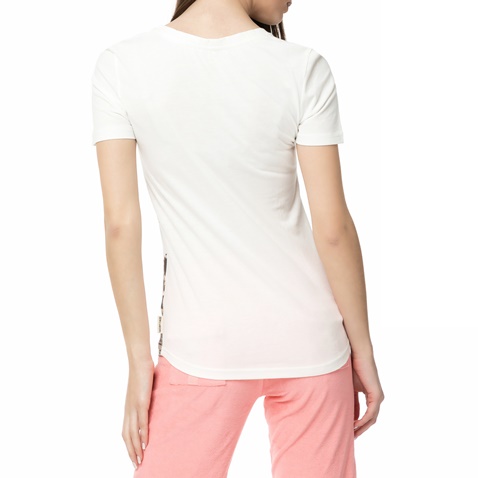 BILLABONG-Γυναικείο t-shirt BILLABONG SECOND NATURE λευκό με στάμπα