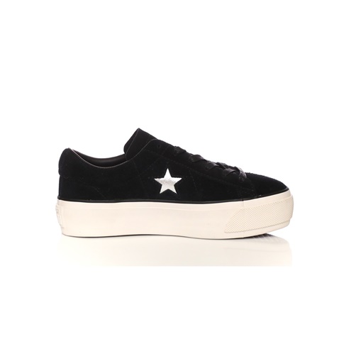 CONVERSE-Γυναικεία sneakers CONVERSE One Star Platform Ox μαύρα 