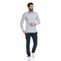 GUESS-Ανδρικό πουκάμισο ALAMEDA GUESS λευκό-μπλε 