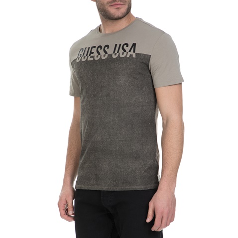 GUESS-Ανδρική κοντομάνικη μπλούζα GUESS 