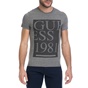 GUESS-Ανδρικό T-shirt GRID GUESS γκρι 
