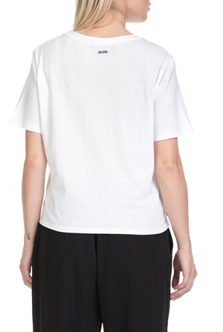 GUESS-Γυναικείο T-shirt WILD HEART GUESS λευκό 