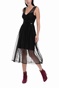 GUESS-Γυναικείο φόρεμα SILVIA GUESS μαύρο 