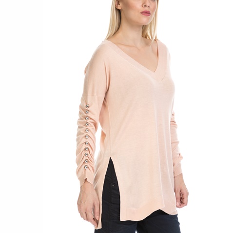 GUESS-Γυναικείο πουλόβερ OLGA GUESS ροζ 