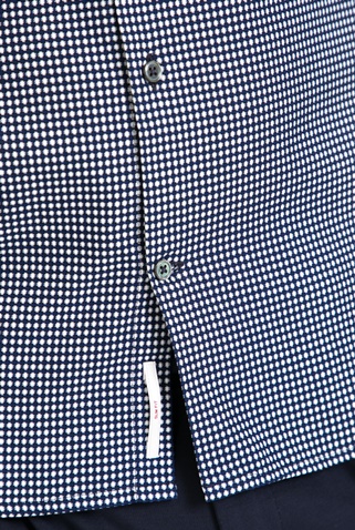 BROOKSFIELD-Ανδρικό πουκάμισο BROOKSFIELD άσπρο-μπλε