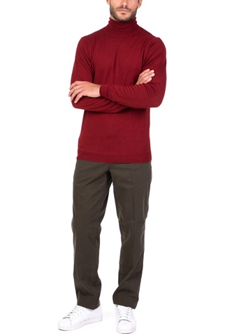 BROOKSFIELD-Ανδρική ζιβάγκο μπλούζα BROOKSFIELD κόκκινη