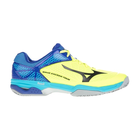 MIZUNO-Ανδρικά παπούτσια τένις MIZUNO Wave Exceed Tour 2 CC κίτρινα-μπλε