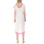 RUBY YAYA-Γυναικείο μίνι φόρεμα RUBY YAYA  VALENTINA λευκό