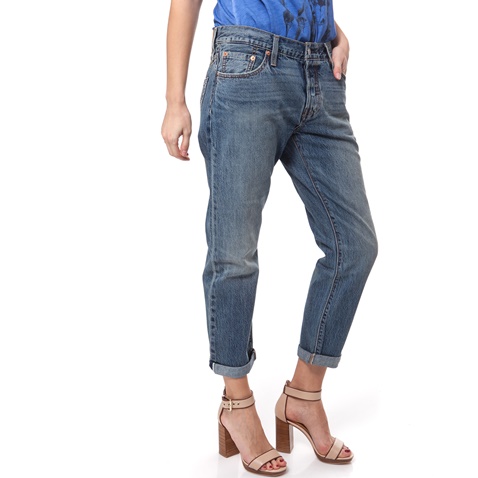 LEVI'S-Γυναικείο τζιν παντελόνι Levi's 501 μπλε