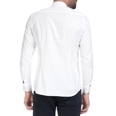 SORBINO-Ανδρικό πουκάμισο SORBINO λευκό   