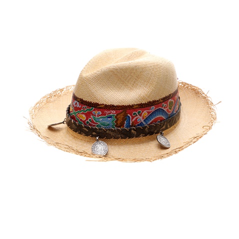 IBO-MARACA-Γυναικείο καπέλο IBO-MARACA HIPPIE DRAGON μπεζ