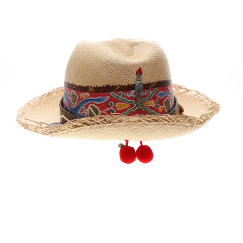 IBO-MARACA-Γυναικείο καπέλο IBO-MARACA HIPPIE DRAGON μπεζ