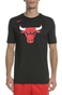 NIKE-Ανδρική κοντομάνικη μπλούζα NIKE NBA CHICAGO BULLS μαύρη