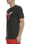 NIKE-Ανδρική κοντομάνικη μπλούζα NIKE NBA CHICAGO BULLS μαύρη