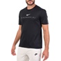 NIKE-Ανδρική κοντομάνικη μπλούζα για τρέξιμο NIKE μαύρη