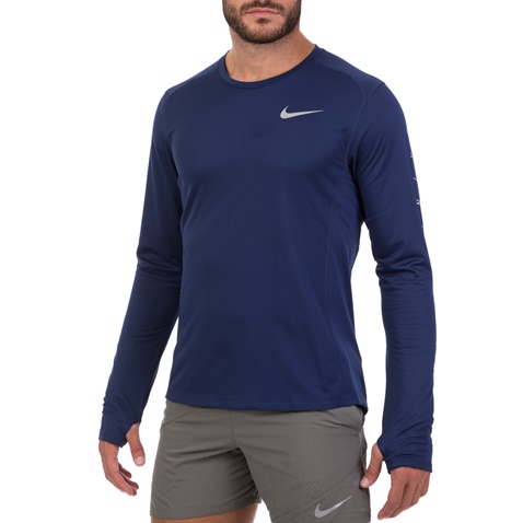 NIKE-Ανδρική αθλητική μπλούζα Nike Flash Miler μπλε