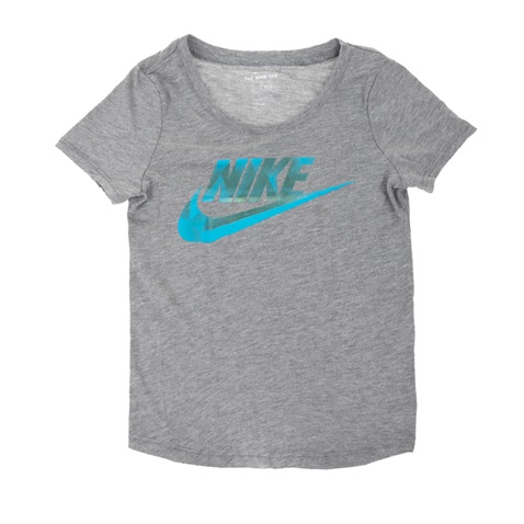 NIKE-Κοριτσίστικη κοντομάνικη μπλούζα Nike SCOOP FUTURA γκρι