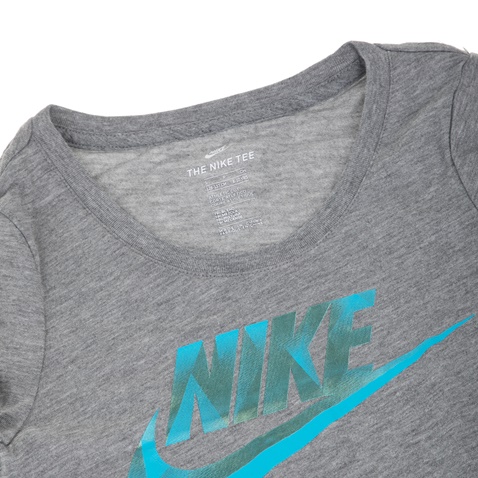 NIKE-Κοριτσίστικη κοντομάνικη μπλούζα Nike SCOOP FUTURA γκρι