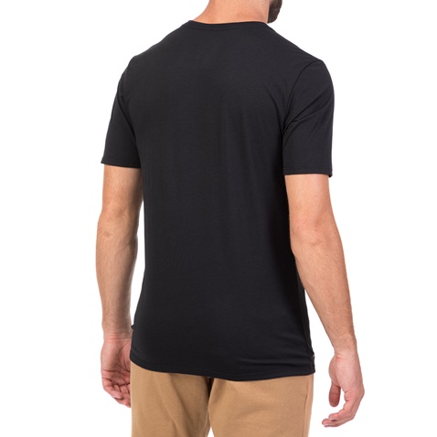 NIKE-Ανδρική κοντομάνικη μπλούζα για τρέξιμο NIKE DRY TEE DBL STMT HRTGE μαύρη