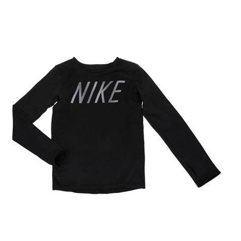 NIKE-Κοριτσίστικη αθλητική μακρυμάνικη μπλούζα NIKE P TOP LS GX μαύρη