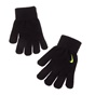 NIKE-Unisex παιδικά γάντια NIKE YA SWOOSH KNIT N.WG.I9.LX-007 μαύρα