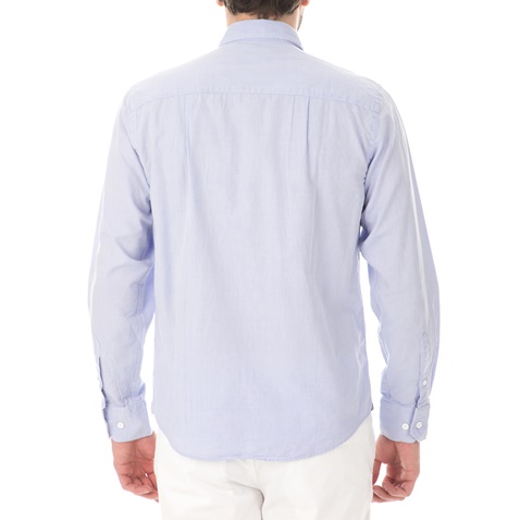 DEVERGO JEANS-Ανδρικό πουκάμισο DEVERGO JEANS μπλε