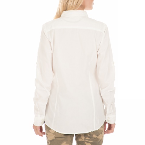 DEVERGO JEANS-Γυναικείο πουκάμισο DEVERGO JEANS λευκό