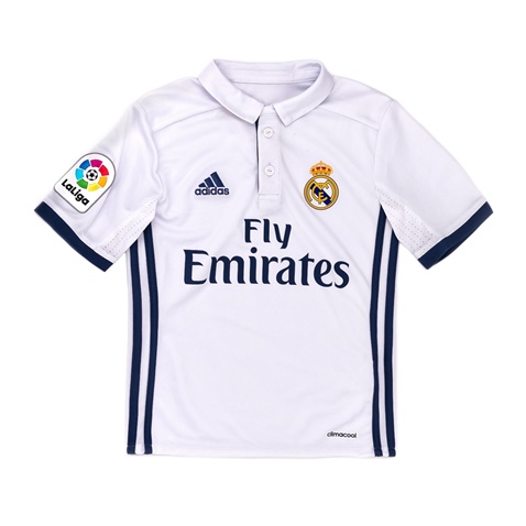 adidas-Παιδική ποδοσφαιρική μπλούζα adidas Real Madrid λευκή