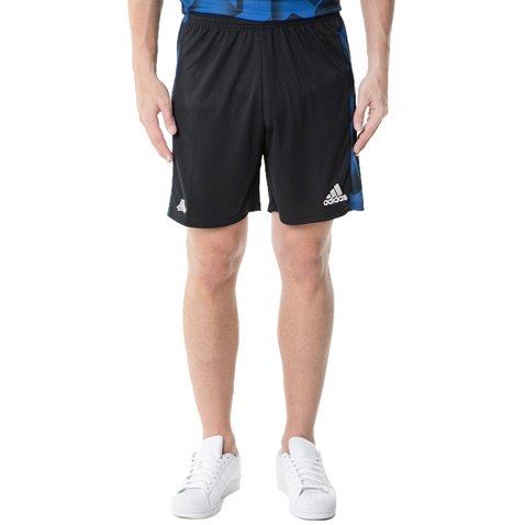 adidas-Ανδρικό αθλητικό σορτς adidas TAN SHORTS FOOTBALL/SOCCER μαύρο-μπλε 