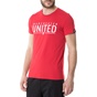 adidas-Ανδρική κοντομάνικη μπλούζα adidas MUFC GR TEE BET FOOTBALL/SOCCER κόκκινη