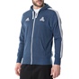 adidas-Ανδρική φούτερ ζακέτα adidas TAN FZ HOODY FOOTBALL/SOCCER  μπλε