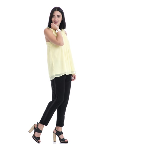 MOTIVI-Γυναικεία μπλούζα MOTIVI κίτρινη