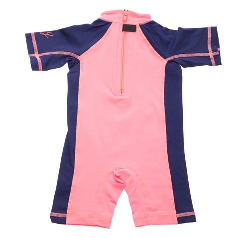 ROXY-Βρεφικό ολόσωμο μαγιό σορτς ROXY WETSUITS SO SANDY SPRING INFANT ροζ μπλε