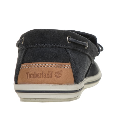 TIMBERLAND -Ανδρικά δερμάτινα boat shoes TIMBERLAND μπλε σκούρα
