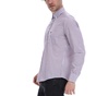 HAMPTONS-Ανδρικό πουκάμισο HAMPTONS λευκό-μοβ