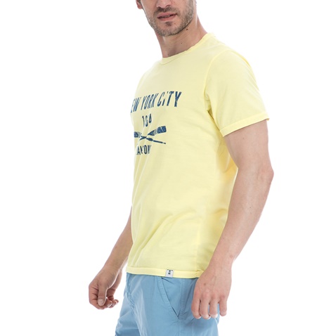 HAMPTONS-Ανδρική μπλούζα HAMPTONS κίτρινη