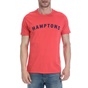 HAMPTONS-Ανδρική μπλούζα HAMPTONS πορτοκαλί