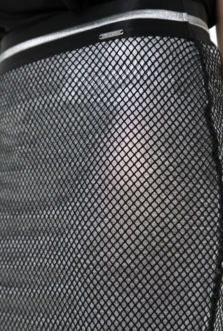 GUESS-Γυναικεία μάξι διχτυωτή φούστα GUEES XENIA μαύρη