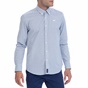 JUST POLO-Ανδρικό πουκάμισο Just Polo μπλε-λευκό