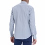 JUST POLO-Ανδρικό πουκάμισο Just Polo μπλε-λευκό