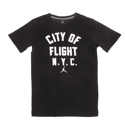 NIKE KIDS-Αγορίστικη κοντομάνικη μπλούζα NIKE KIDS  COF NYC μαύρη
