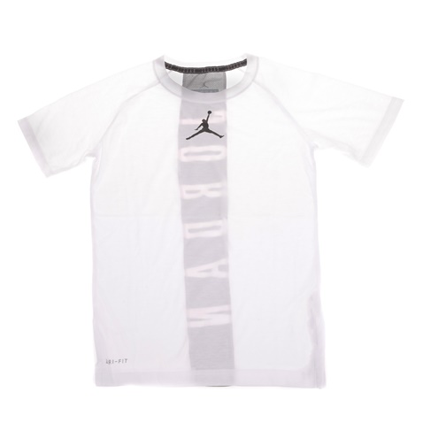 NIKE -Αγορίστικη κοντομάνικη μπλούζα NIKE KIDS ALPHA DRY λευκή