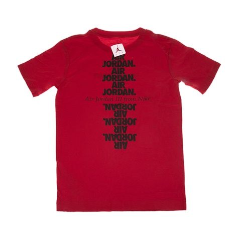 NIKE -Αγορίστικο κοντομάνικο μπλουζάκι NIKE KIDS AJ3 CNXN  κόκκινο