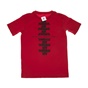 NIKE -Αγορίστικο κοντομάνικο μπλουζάκι NIKE KIDS AJ3 CNXN  κόκκινο
