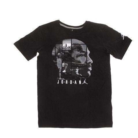 NIKE -Αγορίστικη κοντομάνικη μπλούζα NIKE KIDS JORDAN MONTAGE μαύρο