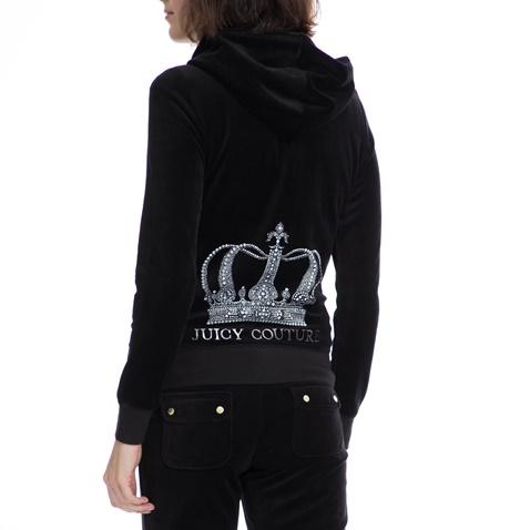 JUICY COUTURE-Γυναικεία ζακέτα Juicy Couture μαύρη