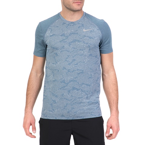 NIKE-Ανδρική κοντομάνικη μπλούζα NIKE BRTHE MILER μπλε