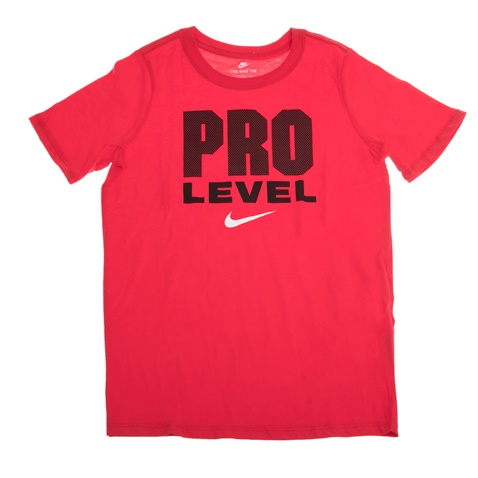 NIKE-Αγορίστικη κοντομάνιηκ μπλούζα NIKE B NSW TEE PRO LEVEL κόκκινη