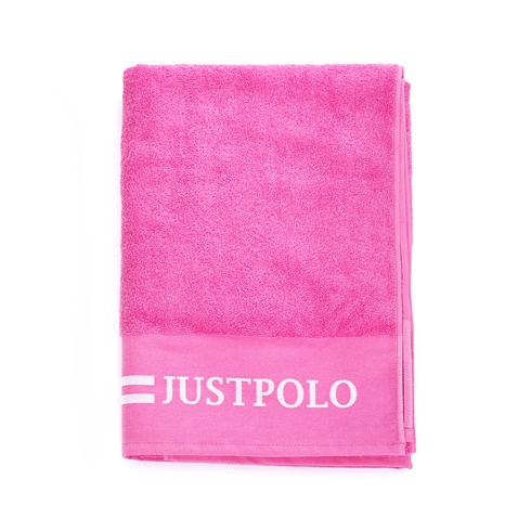 JUST POLO-Πετσέτα θαλάσσης JUST POLO ροζ