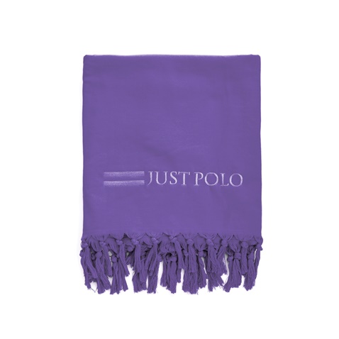 JUST POLO-Πετσέτα θαλάσσης Just Polo μοβ